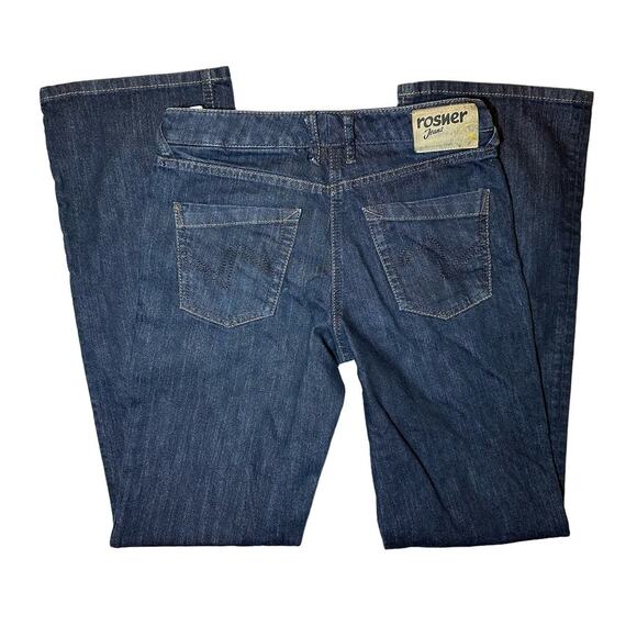 Rosner Woman's Wide Leg Dark Wash Jeans Size 2 - Picture 1 of 5